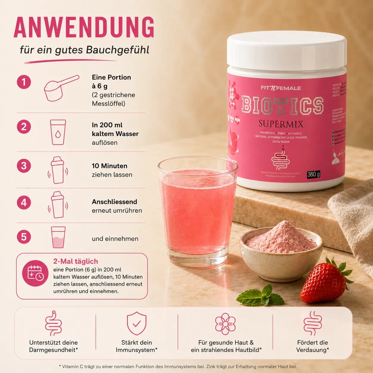 Bioticssupermix anwendung