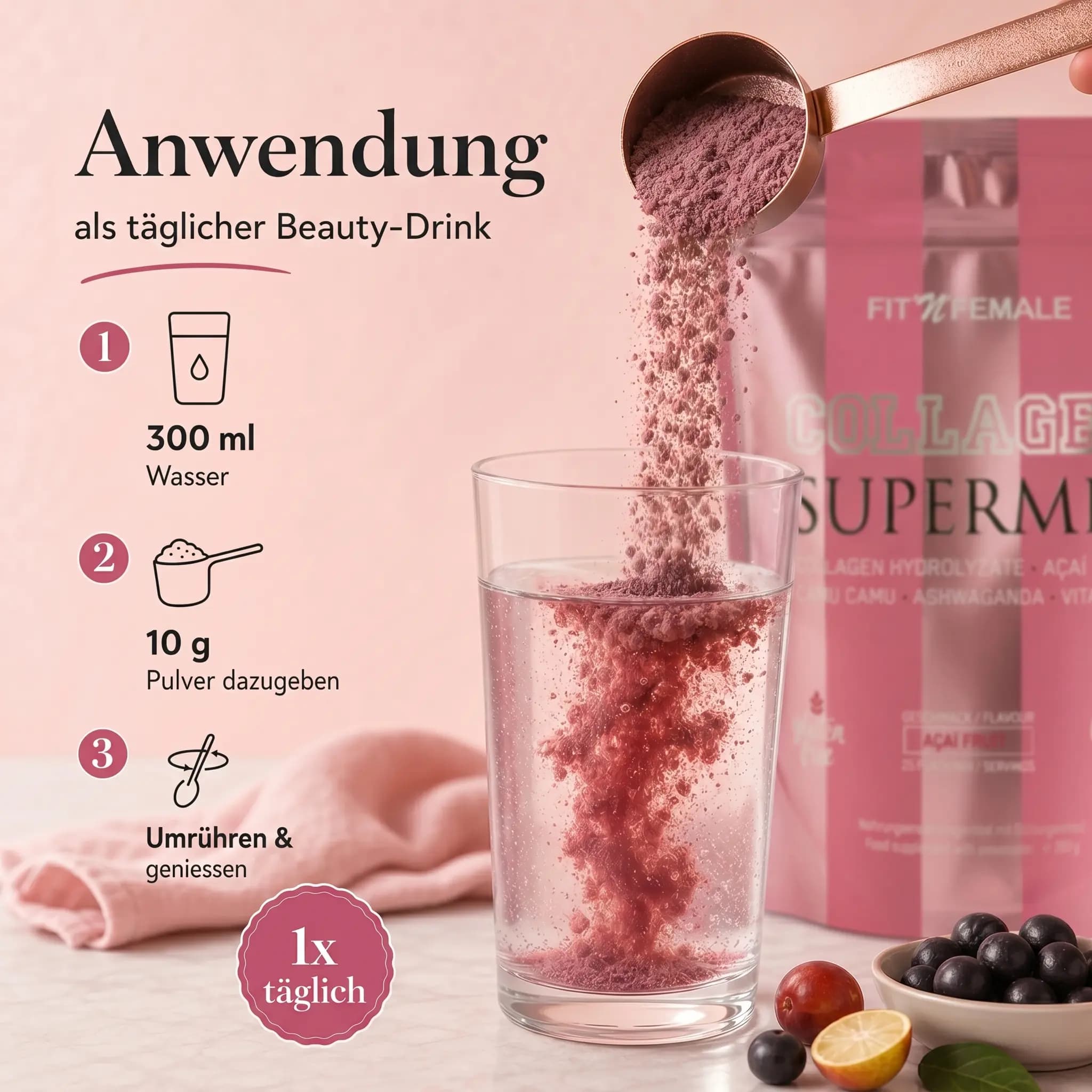 Collagen supermix anwendung