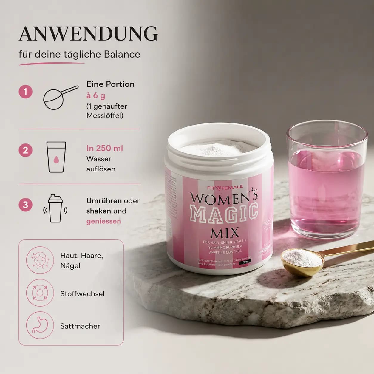 Magicmix anwendung
