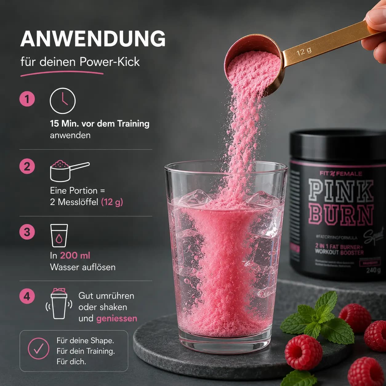 Pinkburn anwenung